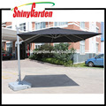 3*3M Advertising Outdoor Aluminum Cantilever Large Patio Roma Umbrella, Garden Line Umbrella